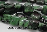 CEP14 15.5 inches 12*12mm square epidote gemstone beads wholesale