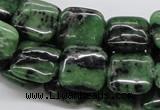 CEP15 15.5 inches 15*15mm square epidote gemstone beads wholesale