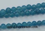 CEQ02 15.5 inches 6mm round blue sponge quartz beads wholesale