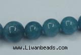 CEQ10 15.5 inches 8mm - 18mm round blue sponge quartz beads wholesale