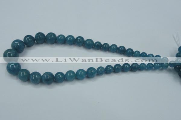 CEQ10 15.5 inches 8mm - 18mm round blue sponge quartz beads wholesale