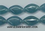 CEQ134 15.5 inches 12*19mm marquise blue sponge quartz beads