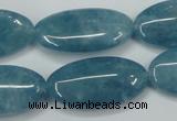 CEQ137 15.5 inches 15*30mm marquise blue sponge quartz beads