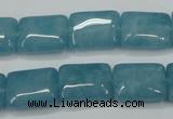 CEQ172 15.5 inches 12*16mm rectangle blue sponge quartz beads