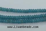 CEQ21 15.5 inches 2*4mm rondelle blue sponge quartz beads