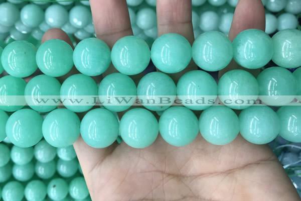 CEQ306 15.5 inches 16mm round green sponge quartz beads