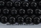 CEY02 15.5 inches 6mm round black ebony wood beads wholesale