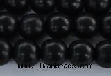 CEY05 15.5 inches 12mm round black ebony wood beads wholesale