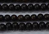 CEY51 15.5 inches 6mm round ebony wood beads wholesale