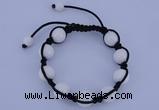 CFB515 12mm round candy jade beads adjustable bracelet wholesale