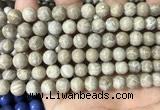 CFC332 15.5 inches 8mm round fossil coral beads wholesale