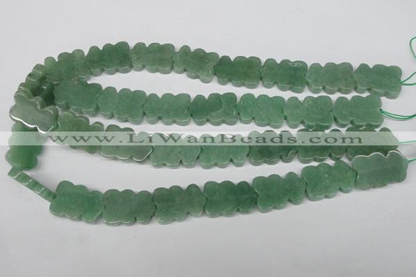 CFG286 15.5 inches 17*25mm carved green aventurine beads