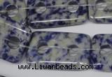 CFG335 15.5 inches 20*30mm carved rectangle sodalite beads