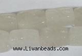 CFG545 15.5 inches 15*20mm carved brick white jade beads