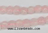 CFG58 15.5 inches 8*10mm carved pig-shaped rose quartz beads