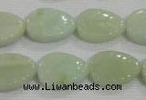 CFG815 12.5 inches 15*20mm carved leaf amazonite beads wholesale