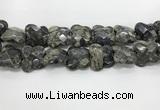 CFG976 15.5 inches 30*33mm carved butterfly grey opal beads