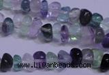 CFL1077 15 inches 5*8mm nuggets natural fluorite gemstone beads