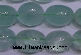 CFL1080 15 inches 15*20mm nuggets green fluorite gemstone beads