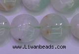 CFL1211 15.5 inches 16mm flat round green fluorite gemstone beads