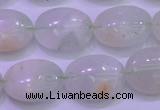 CFL1218 15.5 inches 12*16mm oval green fluorite gemstone beads