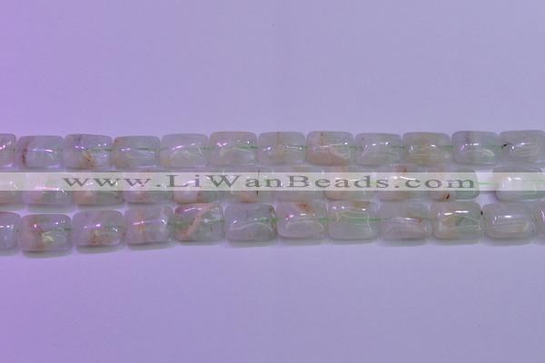 CFL1225 15.5 inches 12*16mm rectangle green fluorite gemstone beads