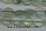 CFL131 15.5 inches 8mm faceted coin green fluorite beads