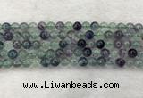 CFL1451 15.5 inches 6mm round fluorite beads wholesale