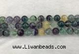 CFL1454 15.5 inches 12mm round fluorite beads wholesale