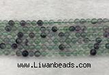 CFL1460 15.5 inches 4mm round A grade fluorite gemstone beads