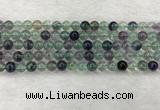 CFL1461 15.5 inches 6mm round A grade fluorite gemstone beads