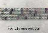 CFL1471 15.5 inches 6mm round AA grade fluorite gemstone beads