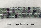 CFL1472 15.5 inches 8mm round AA grade fluorite gemstone beads