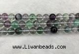 CFL1475 15.5 inches 13mm round AA grade fluorite gemstone beads