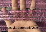 CFL1497 15.5 inches 8mm round purple fluorite gemstone beads