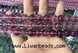 CFL1499 15.5 inches 12mm round purple fluorite gemstone beads