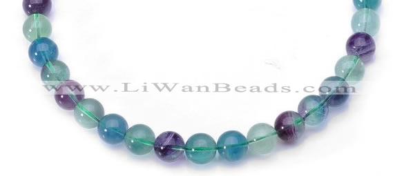 CFL15 16 inches A- grade 12mm round natural fluorite stone beads