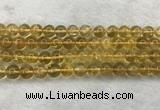 CFL1510 15.5 inches 10mm round yellow fluorite gemstone beads