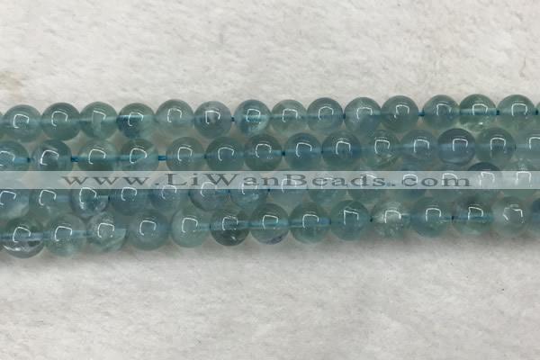 CFL1516 15.5 inches 8mm round blue fluorite gemstone beads