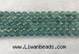 CFL1517 15.5 inches 10mm round blue fluorite gemstone beads