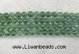 CFL1524 15.5 inches 10mm round green fluorite gemstone beads