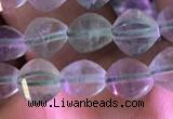 CFL416 15.5 inches 6mm faceted nuggets fluorite gemstone beads