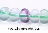 CFL45 4*6mm roundel B grade natural fluorite beads Wholesale