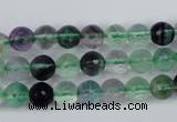 CFL52 15.5 inches 8mm faceted round AB grade natural fluorite beads