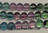 CFL552 15.5 inches 8mm round fluorite gemstone beads wholesale