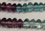 CFL561 15.5 inches 4*6mm rondelle fluorite gemstone beads wholesale