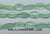 CFL641 15.5 inches 8*12mm oval green fluorite beads wholesale