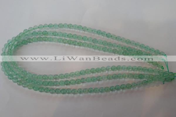 CFL852 15.5 inches 8mm round green fluorite gemstone beads