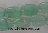 CFL866 15.5 inches 13*18mm oval green fluorite gemstone beads