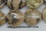 CFS12 15.5 inches 20*20mm heart natural feldspar gemstone beads